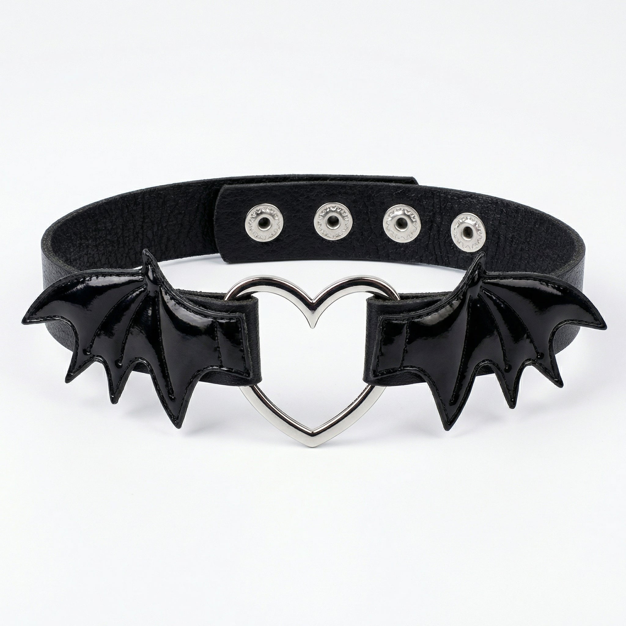 Choker “Cuore & Ali di Pipistrello” stile gotico