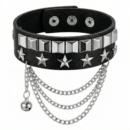 Bracciale “Stelle & Catene” stile gotico