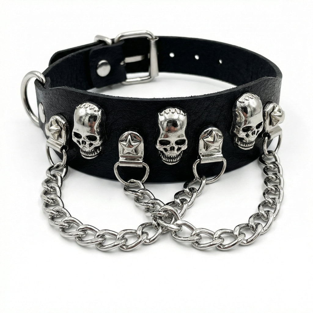 Armband im gotischen Stil „Teschi & Catene“.